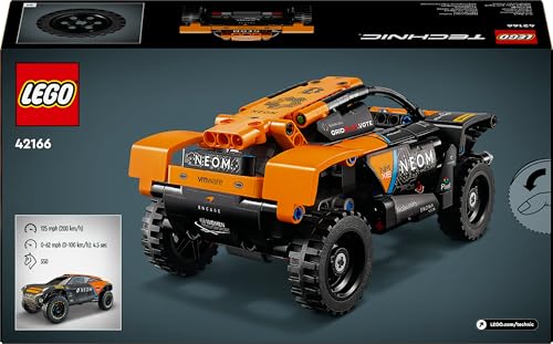 Technic NEOM McLaren Extreme E Race Car, Macchina Giocattolo Fuoristrada con Funzione Pull-Back, Giochi per Bambini e Bambine da 7 Anni Fan dei Modellini di Auto e Veicoli da Costruire 42166 - Lego - Immagine 9