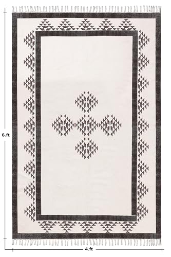 Tapis kilim lavable pour table à manger et salon sans tache - 4