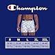 Champion Herren Underwear Boxer Briefs, Total Support Pouch, Cotton Stretch, Multi-Pack Retroshorts, Schwarz, 4 Stück, X-Large (4er