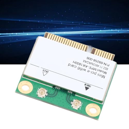 Fabater MPE Tarjeta Inalámbrica, Banda Dual 1800Mbps Bluetooth 5.2 Adaptador Mini PCIe para Dispositivos Android, Tarjeta de Red Interna para Laptop miniatura 5