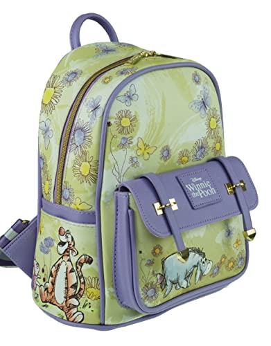 KBNL Eeyore 11inch Faux Leather Mini Backpack - A21775,Multicoloured,Medium2