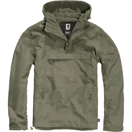 Image of Men's Fleece-Lined Quarter Zip Windbreaker Pullover