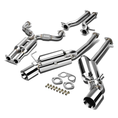 BEZT Stainless Steel 2.25" Inlet Cat Back Exhaust System
