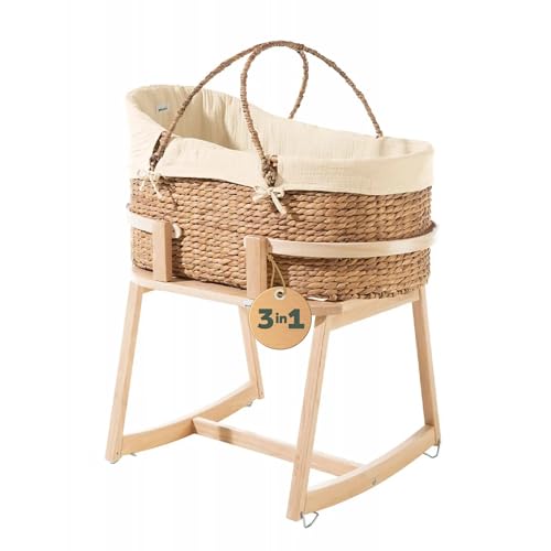Geuther Moses-Set Babykorb & Untergestell mit Schaukelfunktion...