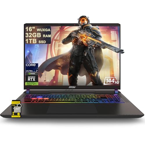msi Vector 16 HX AI �Q�[�~���O �m�[�g�p�\�R�� 16�C���` WUXGA IPS 144Hz Intel 20�R�A Ultra 7 255HX (>i9-14900HX) 32GB DDR5 1TB SSD GeForce RTX 507