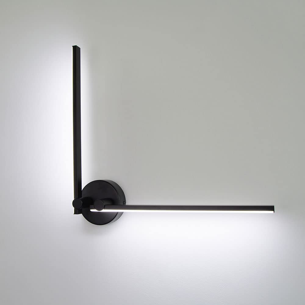 FZQSXAZU Adjustable LED Wall Lamp - Minimalist Vanity Sconce Modern Linear Mirror Light Fixture for Mount Stylish Illumination Home Decor
