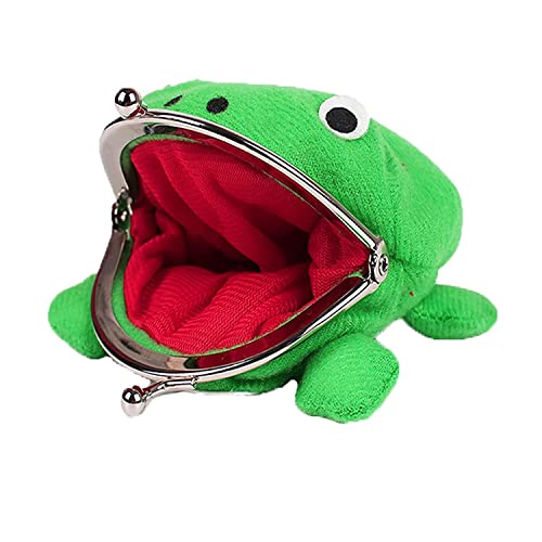 Image of Store2508 Plush Frog Coin Purse and Cosplay Wallet