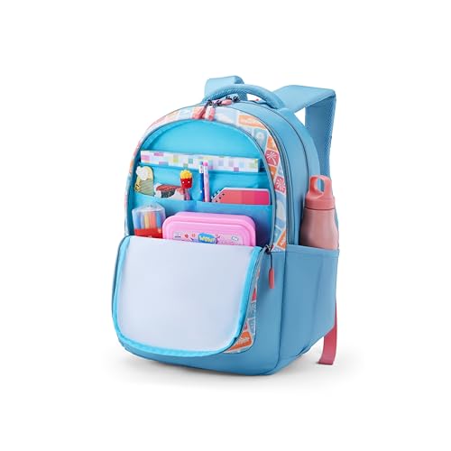 Image of American Tourister Ollie 4.0 Xl 01 G.C.Blu, Extra Large School Backpack, Age 8-12 Years, 3 Compartments,3D Glasses Inside - Atplayunique 32.5 Ltrs Capacity - Girls
