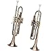 Student Brass Trumpet Beginners Practice Playing Trumpet Instruments In B Flat, Wind Trumpet