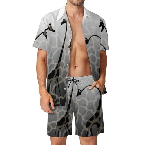 Chemise Hawaïenne Hommes Ensemble haut de gamme pour la plage