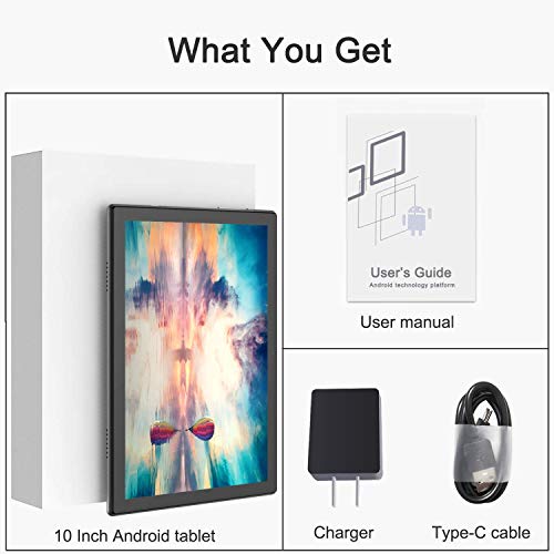 Winsing 10 Inch Tablet 5Ghz Wi-Fi Octa-Core, Android 9.0 Pie, 2Gb Ram, 32Gb Storage, 8Mp Rear Camera, 1080P Ips Full Hd Display, Supports Html5, Bluetooth 5.0-Grey #TOP6