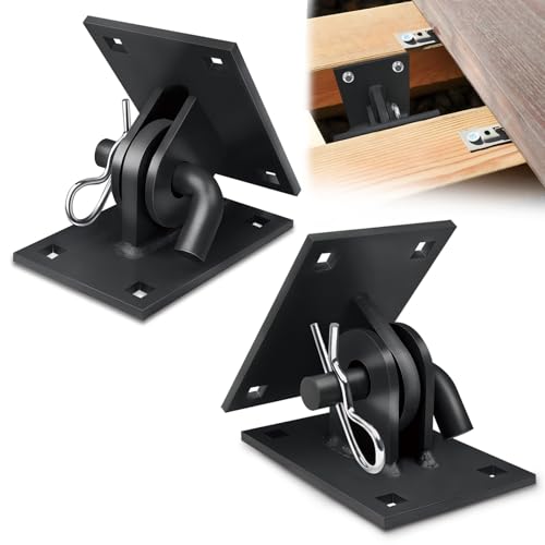 folosem Stationary Dock Connector Hinge Kit Floating Dock Hardware Connect Ramp to Floating Dock- Galvanized 3/16