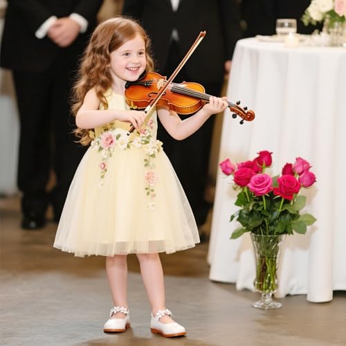 Image of Kiderence Toddler Girl Mary Jane School Uniform Dress Shoes Oxford Flats | Wide Toe Box Great Comfort for Student Shoe and Flower Girl Shoe for Wedding, Parties, Church