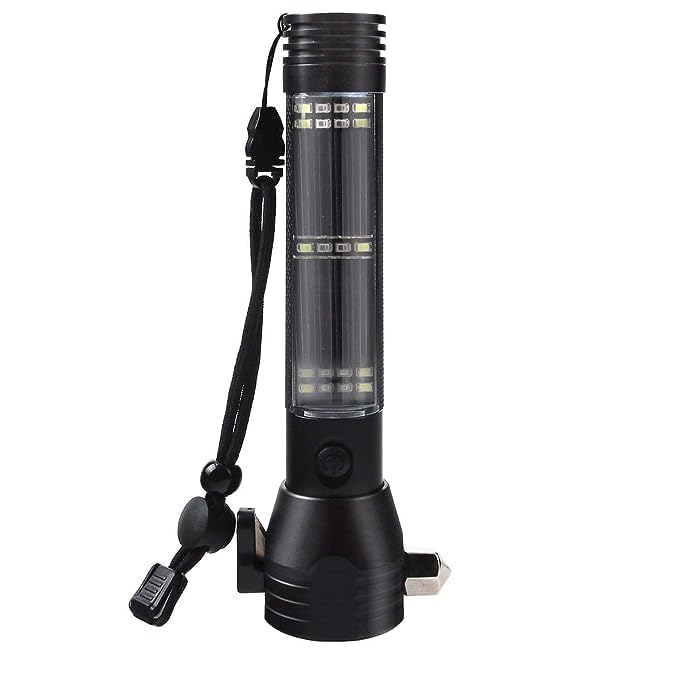 Rahasya Enterprise Portable Rechargeable Torch LED Flashlight Long Distance Beam Range,Window Glass and Seat Belt Cutter 4 Modes for Car Camping Hiking Indoor Outdoor (7 Mode Rechargeable) (B0CDBRN1ZV) Amazon Price History, Amazon Price Tracker