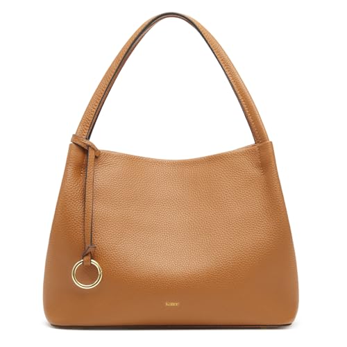 Image of Kattee Leather Purses for Women,Small Crossbody Bags for Women Trendy,Top Handle Handbags Satchel Bag with Adjustable Strap