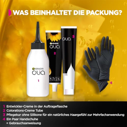 Garnier Olia Dauerhafte Haarfarbe 8.31 Honigblond, ohne Ammoniak, permanente Coloration, bis zu 100% Grauabdeckung… – Ansicht 7