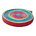 6 Meter gummitwist Kinder,Gummi Twist Regenbogenfarben, gummitwist mädchen ab 6,pausenspiele grundschule,fadenspiele für kinder,gummi twist mädchen,hüpfgummi kinder ab 6, 7, 8, 9, 10 Jahre,gummi twist