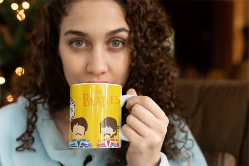 Tasse Beatles Sgt Pepper en céramique, cadeau original. - Les Beatles, Paul McCartney, John Lennon, RIngo Starr, George Harrison Tasse Beatles Sgt Pepper en céramique, cadeau original. – Image 4
