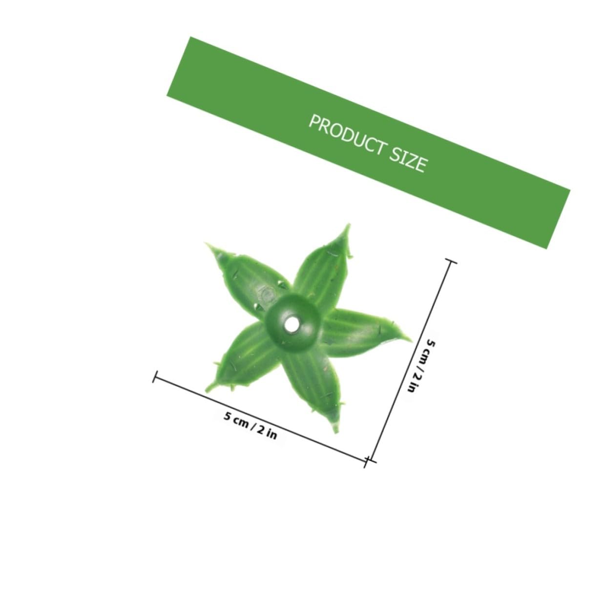 STOBAZA Künstliche Blütenkelche aus Kunststoff Grüne Kelchblätter zum Selbermachen für Blumenbastelprojekte DIY-bastelmaterialien