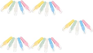 Healvian 25 Peças Pinças De Clipe De Booger Para Suprimentos De Limpeza Rosa Removedor De Booger Para Limpador De Nariz Infantil Pinça Nasal Abs Portátil Pinça De Precisão Limpeza De Nariz