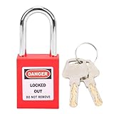 Lockout Tagout Locks: Lucchetto in nylon, la trave di bloccaggio in acciaio delle serrature di lockout tagout è placcata al bario per garantire la resistenza e non è facile da deformare o rompere