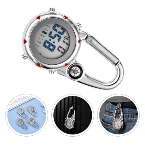 Reloj de montaña luminoso con brújula integrada y cristal resistente 4
