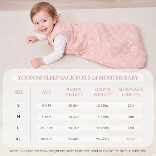 Yoofoss Schlafsack Baby Winter 2.5 Tog – Ansicht 5