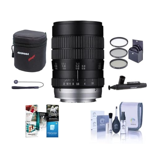 Venus LAOWA 60 mm f / 2.8蓮tH[JXUltra}NY ? \j[EE}EgNEX ? Bundle with 62 mmtB^[LbgAYP[XAN[jOLbgACapleash IIALenspenYN