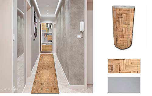 Comercial Candela Alfombra de Pasillo de Textil Resinado Antimanchas, 