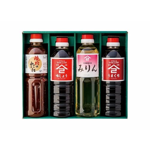 なるせみそしょうゆ [江戸時代創業]たれ 4種セット(味しょう うまくち醤油 焼肉のたれ みりん 500ml×4種)