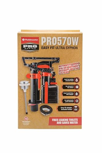 Fluidmaster PRO570W-015-P1 PRO570W-015-P1-The Easy Fit Ultra Syphon, Black, 215mm x 93mm x 260mm - Image 2
