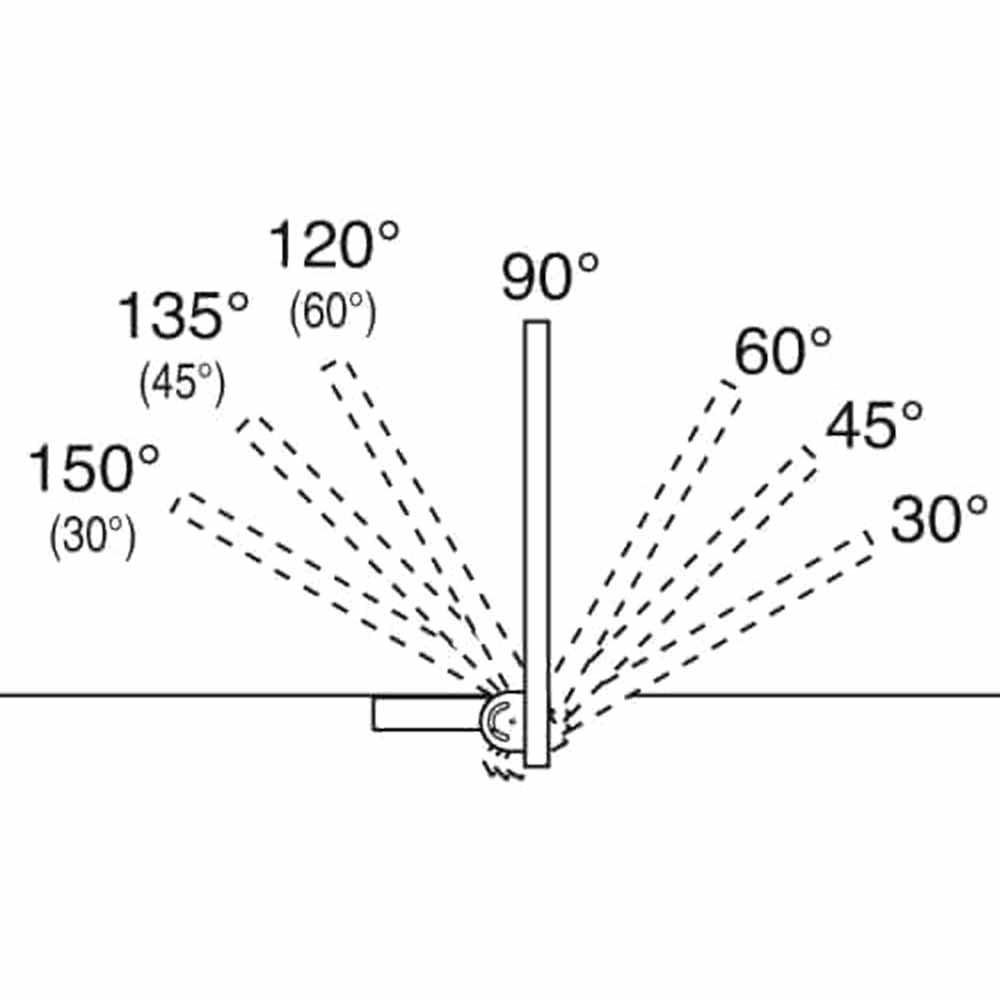 Trend Guía de ángulo ajustable 36" para router y sierra circular | Ajusta ángulos con precisión y asegura cortes rectos en router y sierra circular, 36 pulgadas