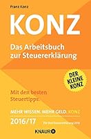 Konz - Das Arbeitsbuch zur Steuererklärung 2016/17 342678842X Book Cover