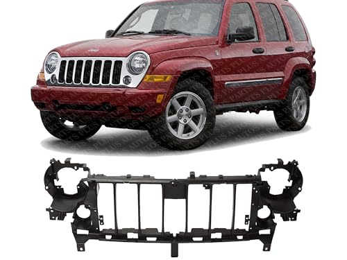AUTOS PARTS PLUS Front Header Panel Plastic Direct Replacement Compatible With 2005-2007 Jeep Liberty CH1223101 55156755AF