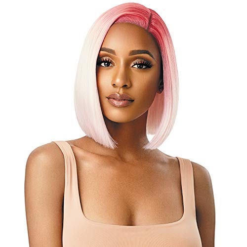 Outre Color Bomb L Part Swiss Lace Front Wig KIELY (3CRPK/BAPK)