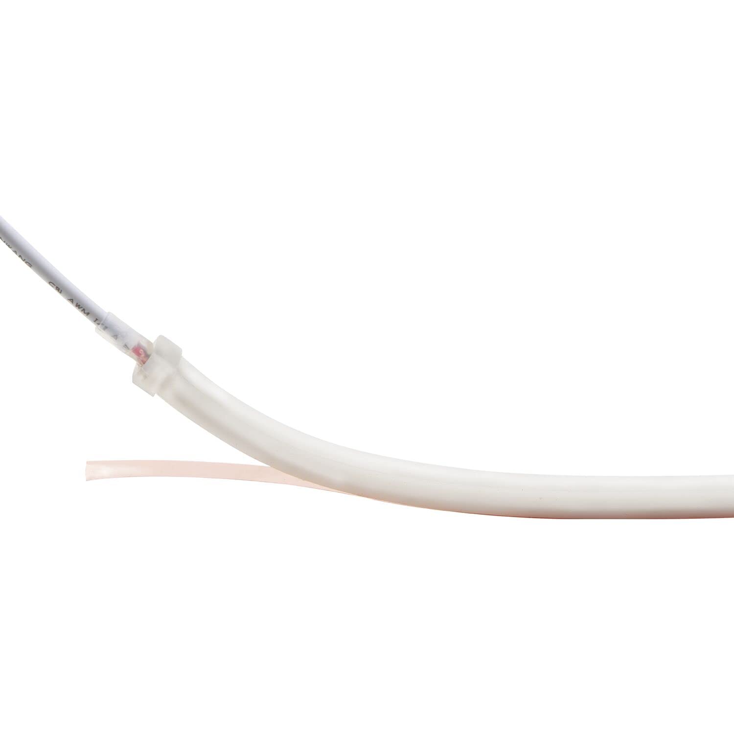 DOMUS LINE Flexyled - Striscia LED AT6 con rivestimento in silicone, senza punti luminosi, separabile e flessibile, 4000 K, bianco neutro, 24 V, 3000 mm