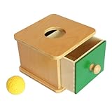 Montessori Imbucare Box w/ Knitted Ball