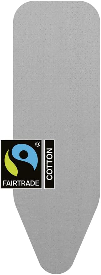 Brabantia Durable Foam Layer Ironing Board Cover, Size B (49 X 15 In), Metallized Silver, 317705
