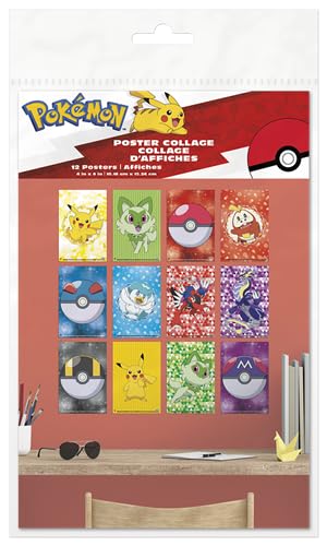pokemon card collage Amazon.com: Nintendo Pokemon Mini Poster Set - Pokemon Room Decor Bundle  with 12 Mini Pokemon Wall Art Posters Plus Pokemon Cards, More