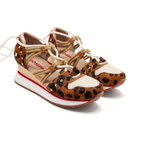 GIOSEPPO KEWASKUM, Sandalias Deportivas Mujer, Leopardo, 41 EU