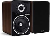 Elipson Prestige Facet 6B BT Noyer Paire d'Enceintes Actives SansFil