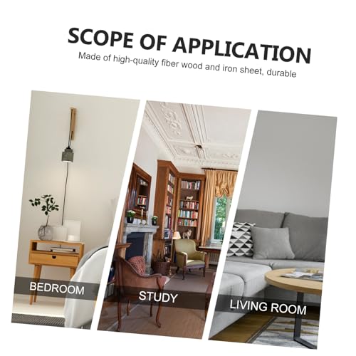 Étagère murale en bois synthétique à 5 niveaux avec support de rangement moderne - 5