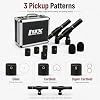 LyxPro SDPC2 Stereo Pair of Pencil Condenser Stick Microphones with Case– Interchangeable Omni, Cardioid & Super Cardioid Capsules Included #2