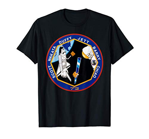 Cool NASA STS 72 Space Shuttle Endeavour Mission Patch T-Shirt