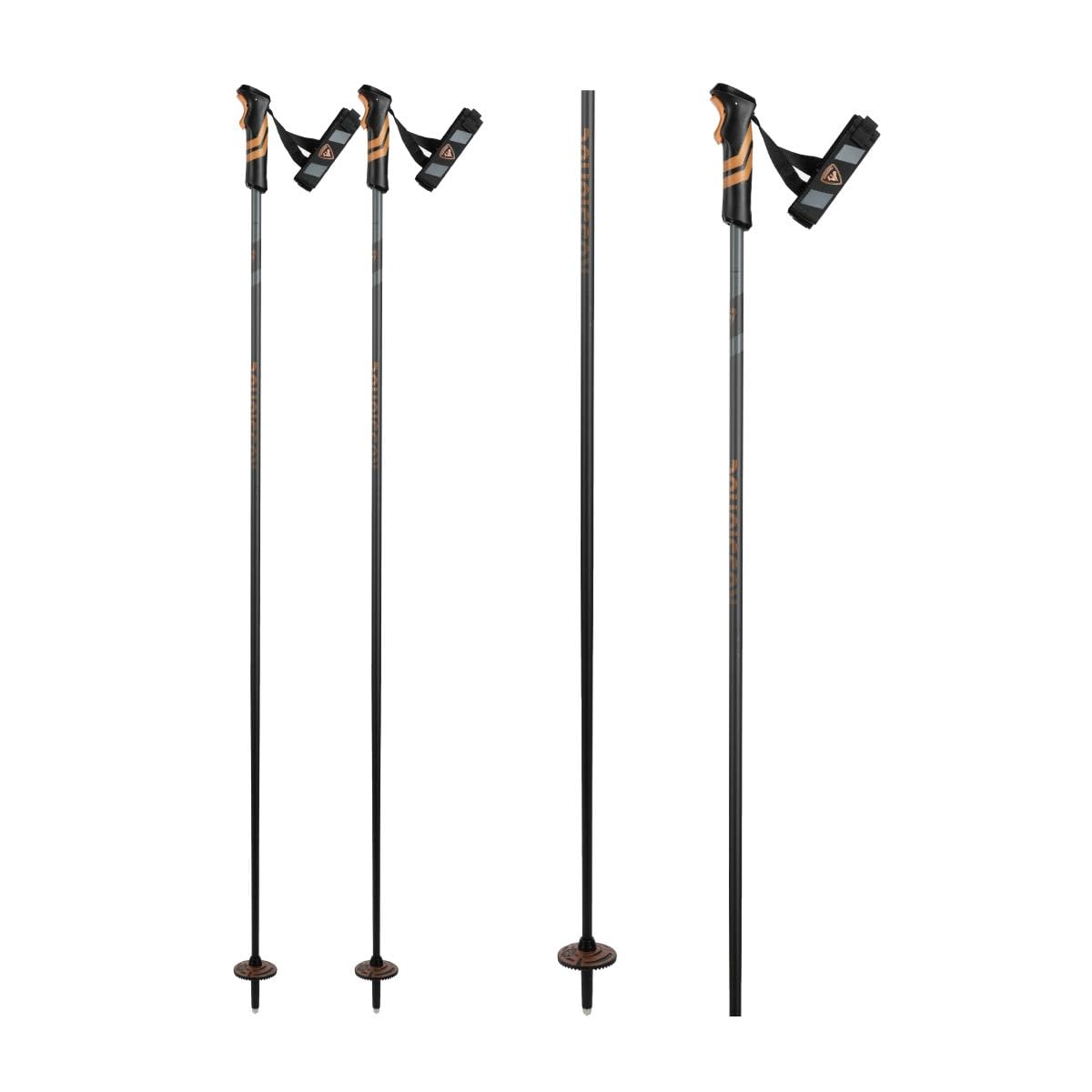 Rossignol - Batons De Ski Tactic Carbon Clip Copper - Homme - Taille 120 - Marron