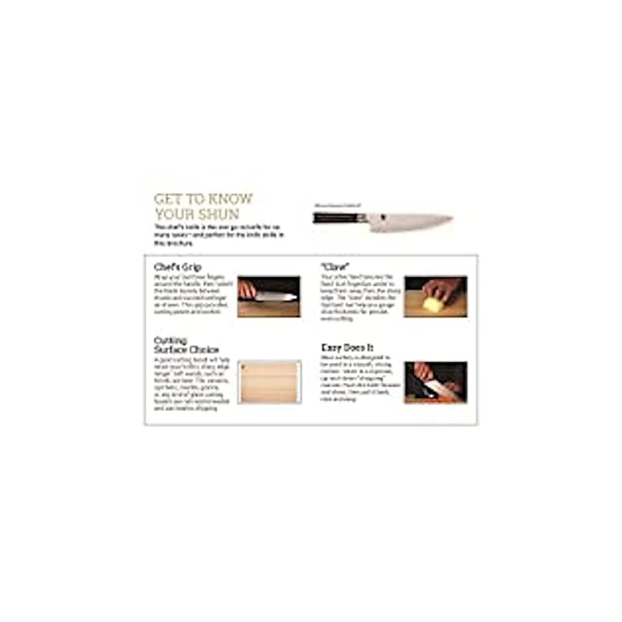 Shun Sora 3 Piece Build-A-Block Set, Includes 8" Chef's Knife, Honing Steel & Knife Block, Handcrafted Japanese Knife Set, VG10 Steel Edges and 420J Stainless Steel Blades, Balanced Handles