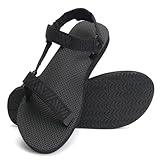 WateLves Womens-Sport-Sandals Outdoor Hiking Shoes with-Arch-Support Comfortable Webbing-Water-Athletic Beach-Shoes for Travel-Walking-Trekking-Camping(Night,38)