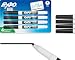 EXPO 86661 Low-Odor Dry Erase Markers, Fine Point, Black, 4-Count