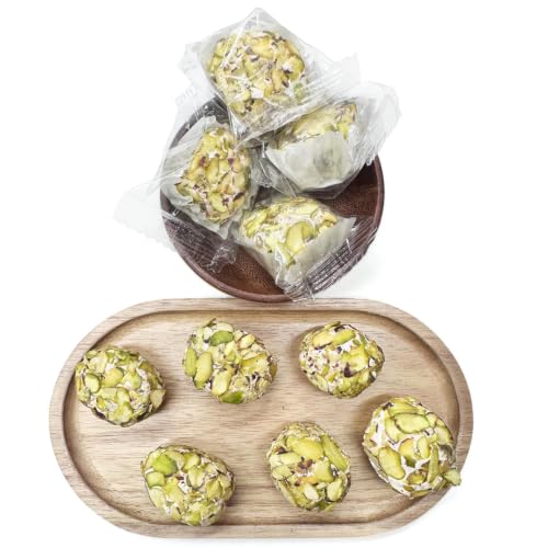 Image of NY Spice Shop Nougat Green with Pistachios - 1 Pound Middle Eastern Nougat Nuts