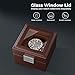 ProCase Watch Box, Single Mens Watch Case, Watch Storage Holder Organizer, Watch Display Case with Glass Lid, Anniversary Birthday Valentine Gifts for Men Women -1 Slot, Espresso